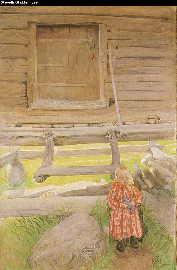 Carl Larsson A Rattvik Girl  by Wooden Storehous
